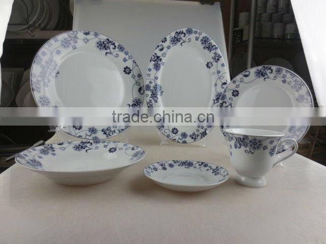 32pcs decal porcelain dinner ware set