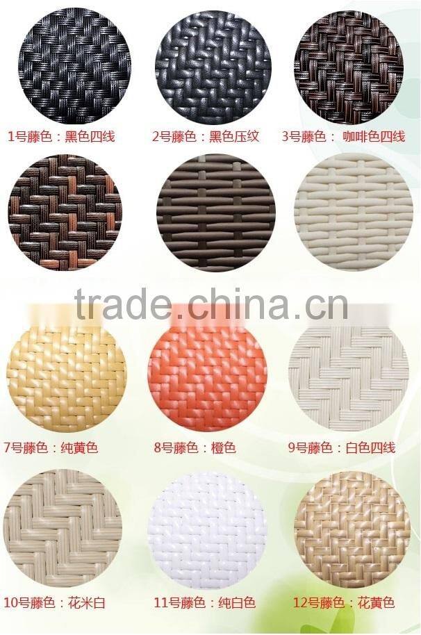 white PE rattan half round outdoor sofa set for wedding party events LQ-A612