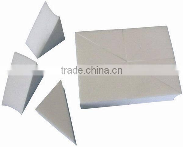 Cosmetic powder puff 2014 100% Natural White Latex Powder Puff Makeup Sponge