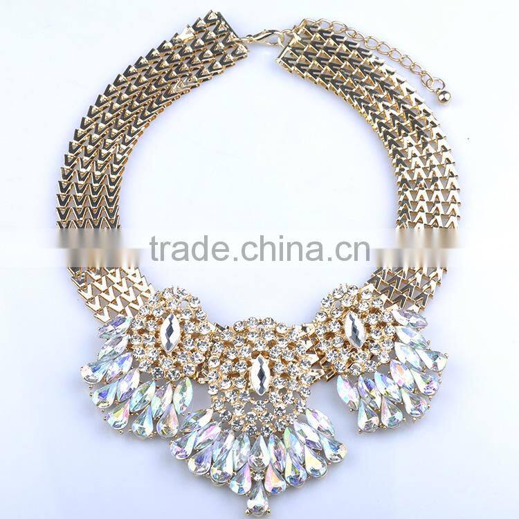 2016 new style women fashion alloy jewelry necklace for laddy