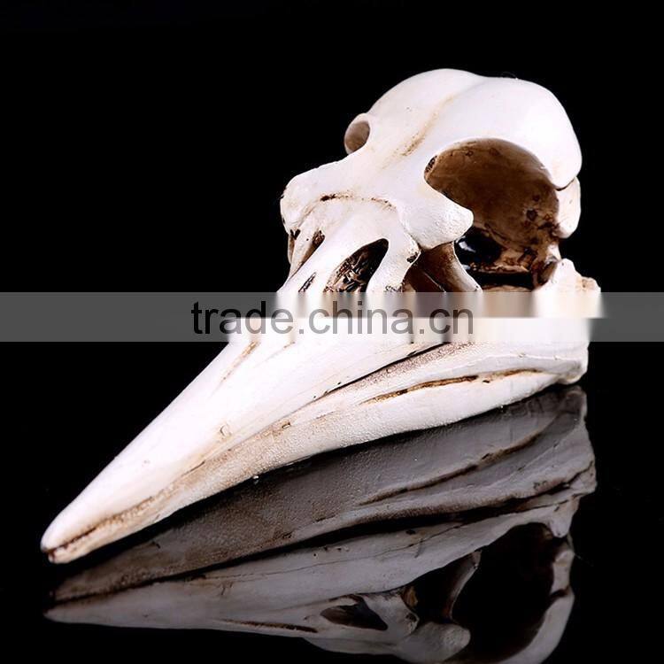 Custom life size carved dragon head skull for sale