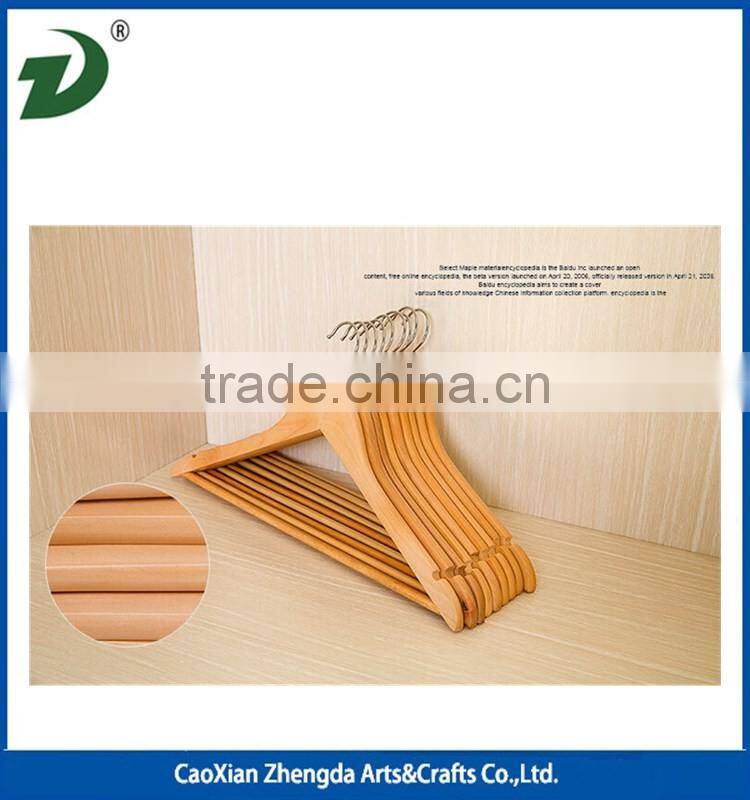 cheap factory price coat hanger for clothes, antique wooden hangers