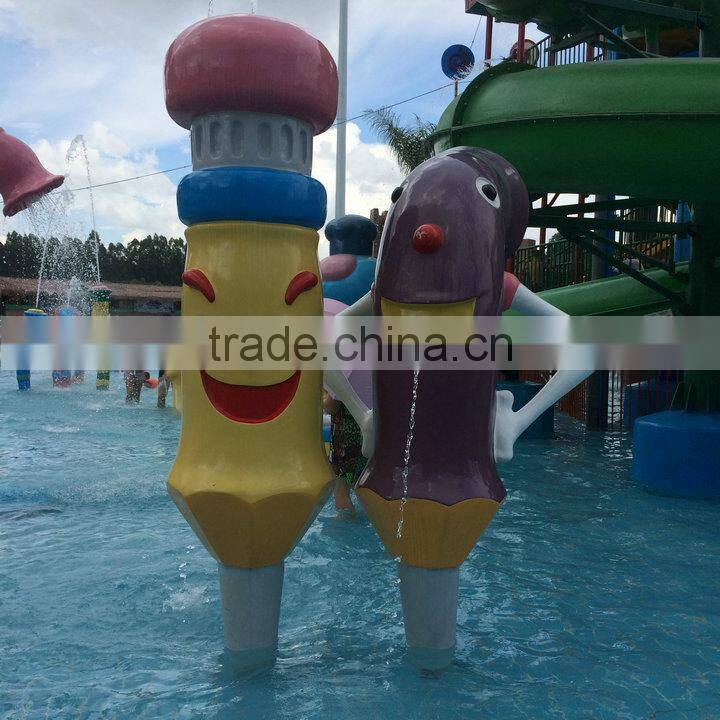 Fiberglass cartoon sculpture for playground park
