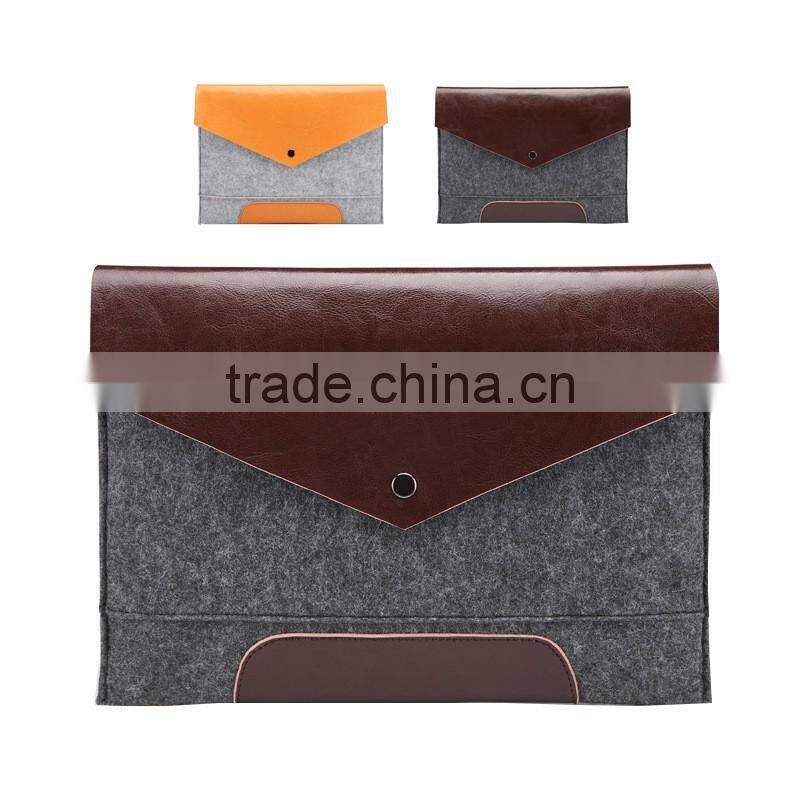 Best quality computer bag laptop unisex for travel or personalize felt laptop bag wholesale