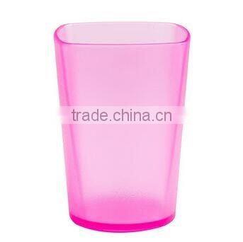factory direct sale colorful frosted plastic toothbrush cup tooth mug gargle cup
