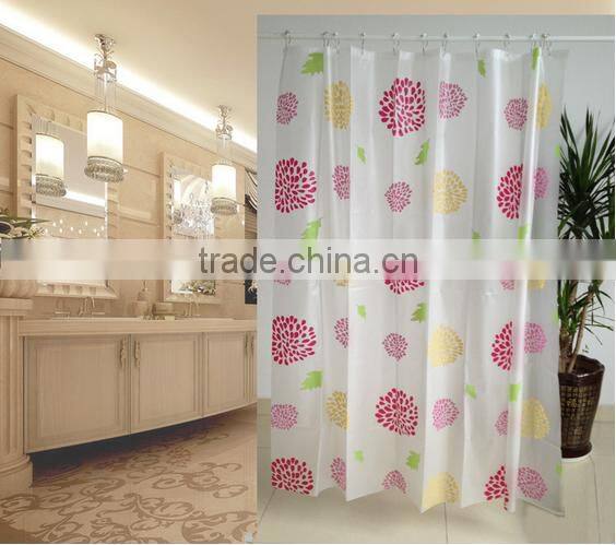 waterproof PEVA curtain shower curtain