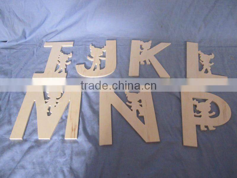 small home decrative wooden letters wholesale