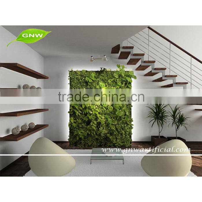 GNW GLW024 vertical tower garden design artificial plants for office decoration