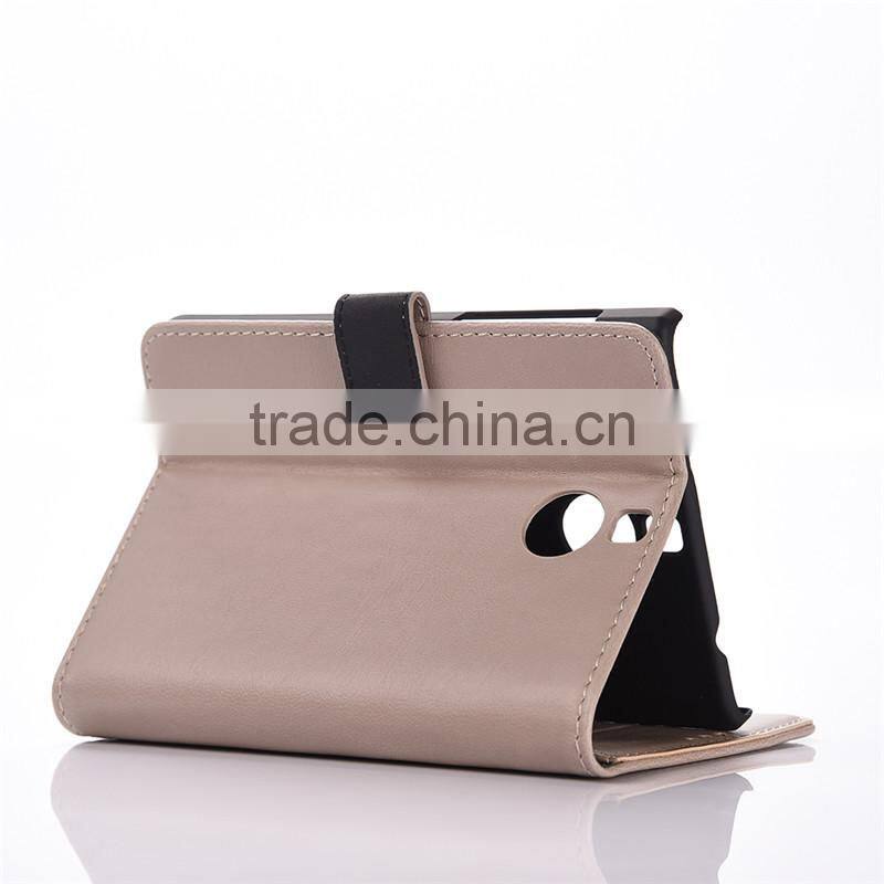 High quality crazy-horse PU card bumper/pocket cell phone case for Blackberry