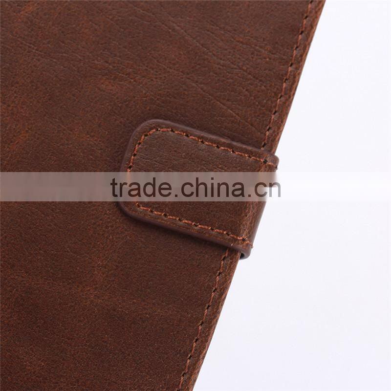 High quality crazy-horse PU card bumper/pocket cell phone case for Motorola