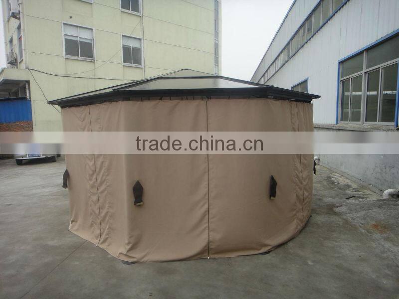 New design Aluminum Octagonal Polycarbonate Gazebo