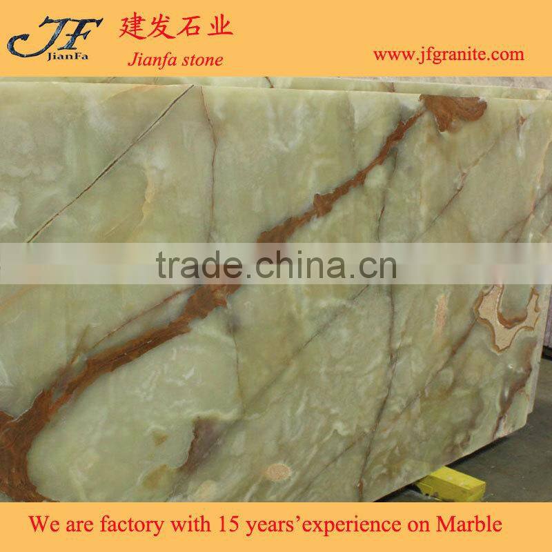 Beautiful Designs Light Green Onyx Stone Slab Price