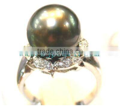 large tahitian pearl ring