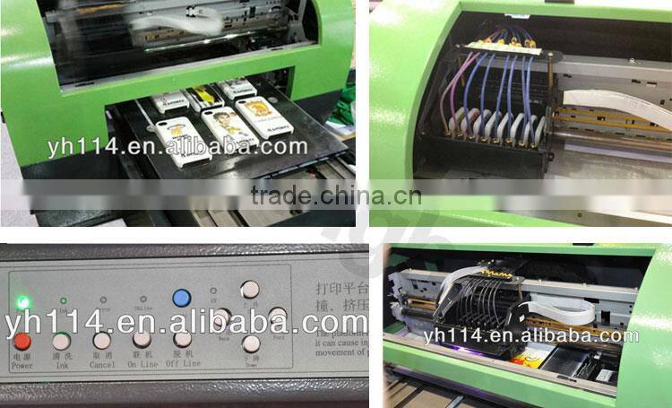 Hot sale Multicolor digital flatbed uv printer a3 for phone case