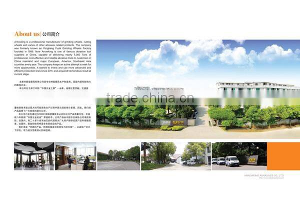 5 ''Resin bonded reinforced grinding wheel for metal