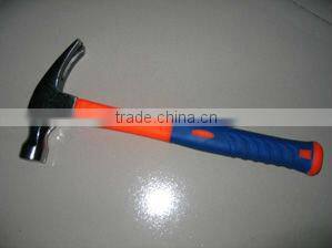 British/American claw hammers with hictory/plastic-coating/steel/wooden handle&one piece roofing hammer