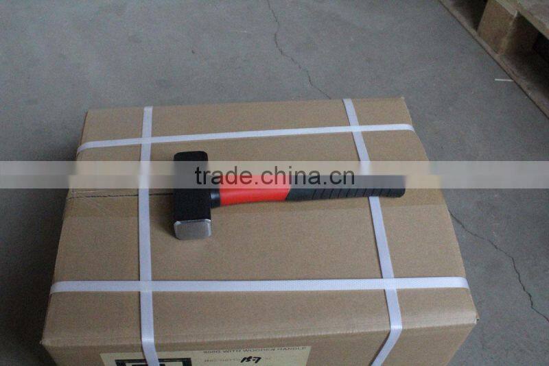 German Type Stone hammer with fiberglass handle