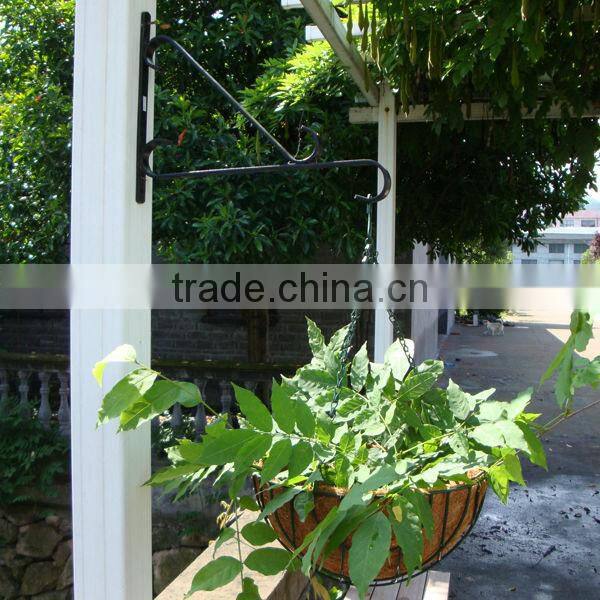 window coconut fiber hanging flower basket