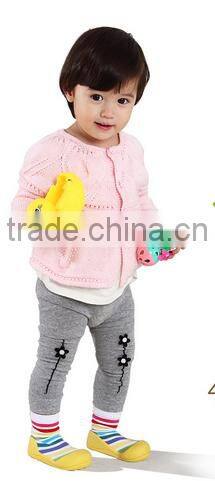 New trend of baby socks shoes baby toddler shoes slip model softy walking sock shoes