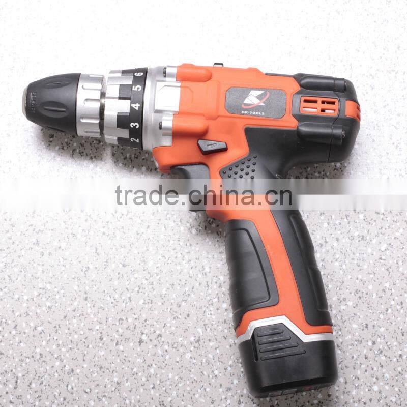 2014 new 12V high quality li-ion cordless drill of power tools made in China