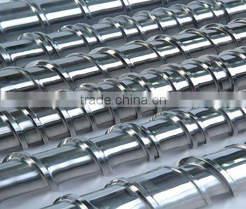 Barrier screw for extruder machine with good mix design