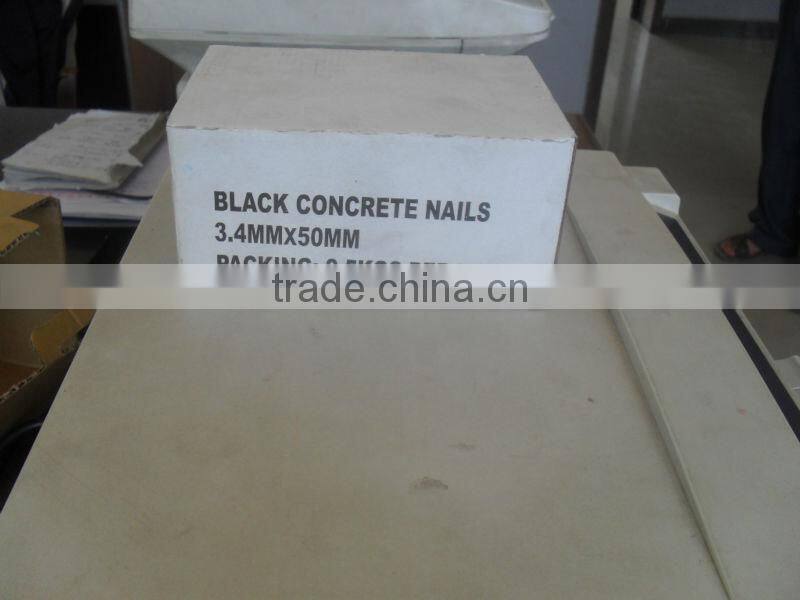 silver steel concrete nails