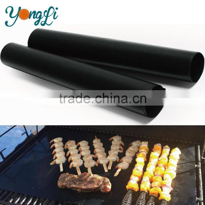 Amazon Wholesale Barbecue Utensil for Gas, Charcoal, Electric Grill Accessories - Set of 2 Non-stick BBQ Grill Mats