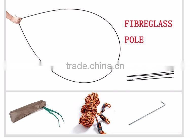 automatic style outdoor camping double layer 3-4 person family water proof tent