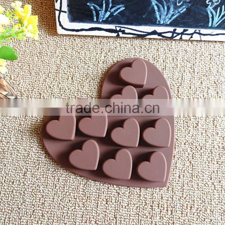 Heat Resistant heart Shape Silicone Cake Mold