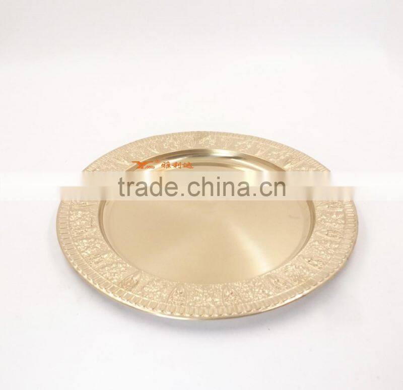 Supply popular stainless steel foil round tray