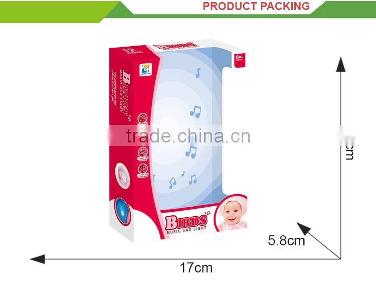 Most popular cartoon musical plastic bird toys for kids