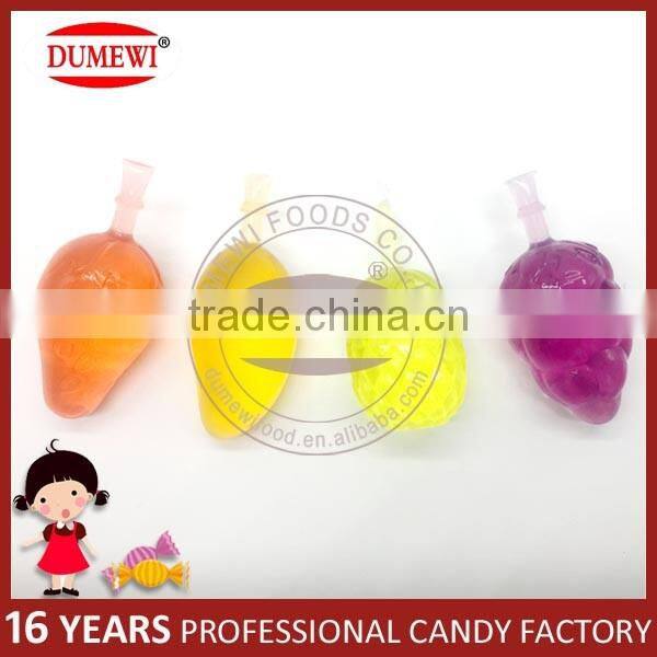 80G Different Color Fruit Shape Pudding Jelly Sweet