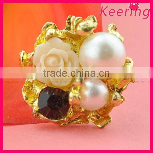 wholesale fashion rhinestone button for clothing WBK-1327