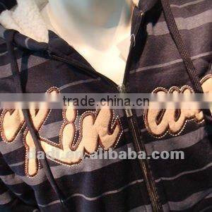 BRAZIL Men's Fleece Striped Sweatshirts Jacket BW701