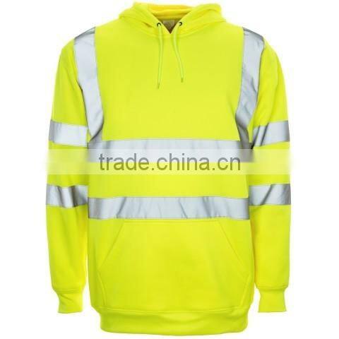 Hi Vis Hooded Sweatshirt coporate workwear