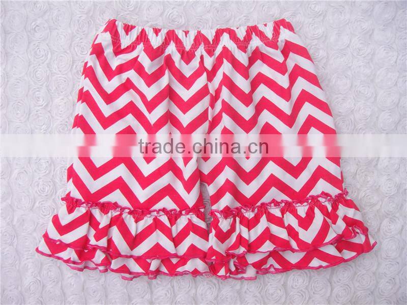 2016 china yiwu product and wholesale and EXW price cotton shorts with rufffle for baby kids for summer and sport wearing