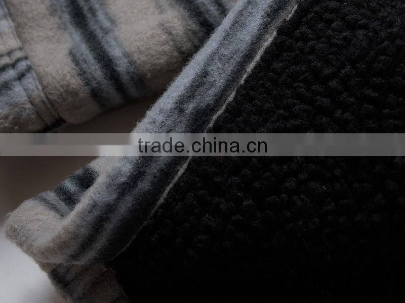 Winter fashion children clothing outdoor windproof sherpa lined child jacket