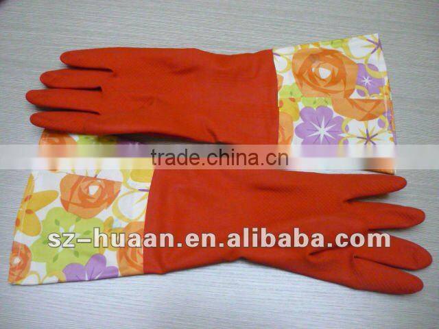 2012 popular rubber household glovesehold gloves