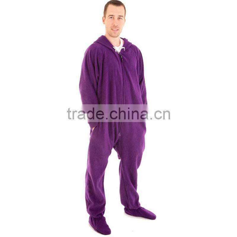 Alibaba China factory warm thick flannel wholesale adult 3xl onesie pajama
