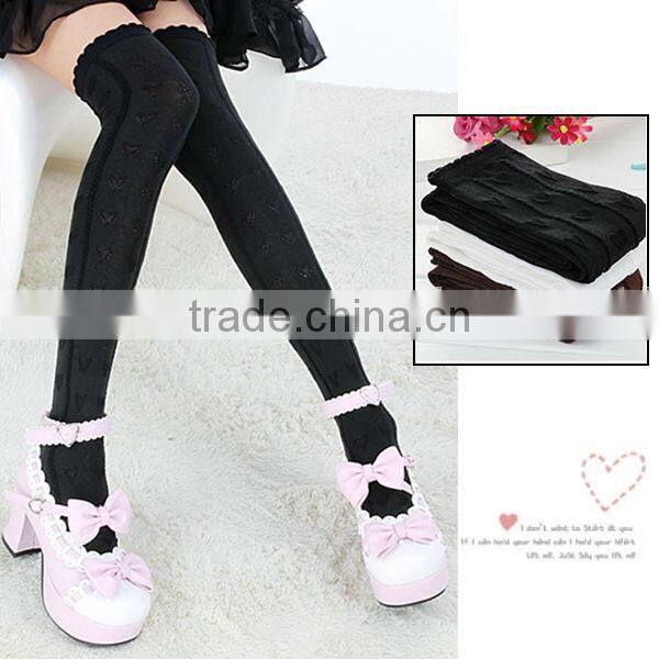 The autumn lovely knitting warm cotton stockings