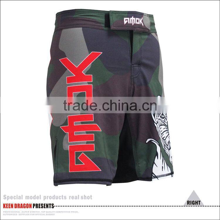 High quality martial arts uniforms camo training shorts