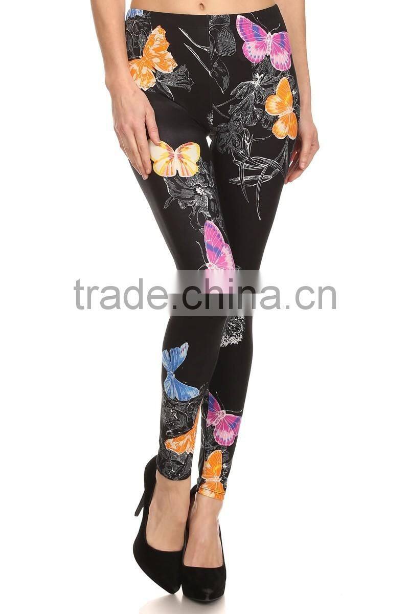 MGOO 2017 New Arrival Customsied Polyester Spandex Leggings All Over Sublimation Print Stretch Waist Running Leggings