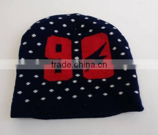 100% Acrylic Comfortable Hip Hop Knitted Beanie Hat