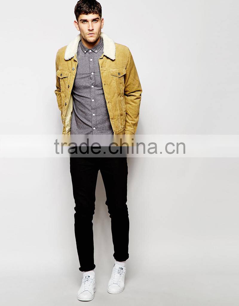 soften wash Shirt in Grey Marl with Long Sleeves