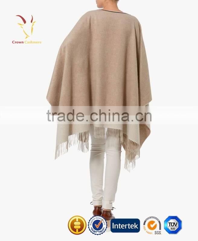 Top Rated No Sleeve Lady 70% Cashmere Wrap Shawl