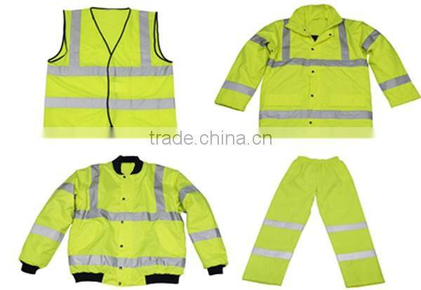 High Quality Wholesale Mens Coverall Reflective Safety Hi Vis Workwear