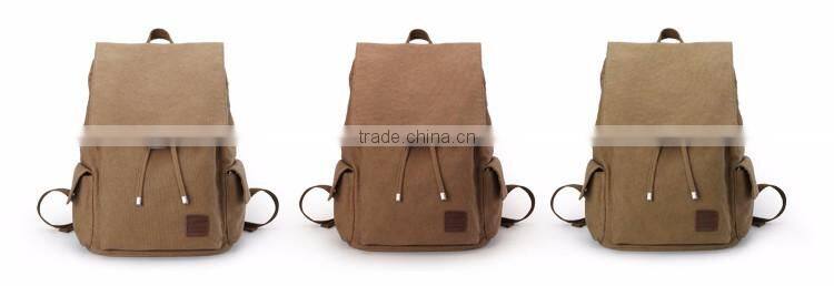 Custom Canvas school Backpack Bag