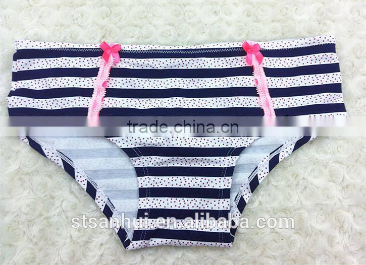 Fancy Stripe printed hot girls showing panties underwear
