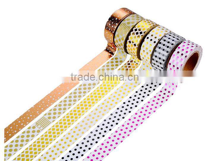 6 colors Washi Paper Tape one set decoration paper for dairy
