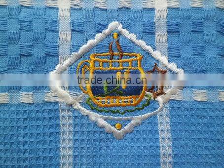 100%cotton embroidery waffle weave tea towels
